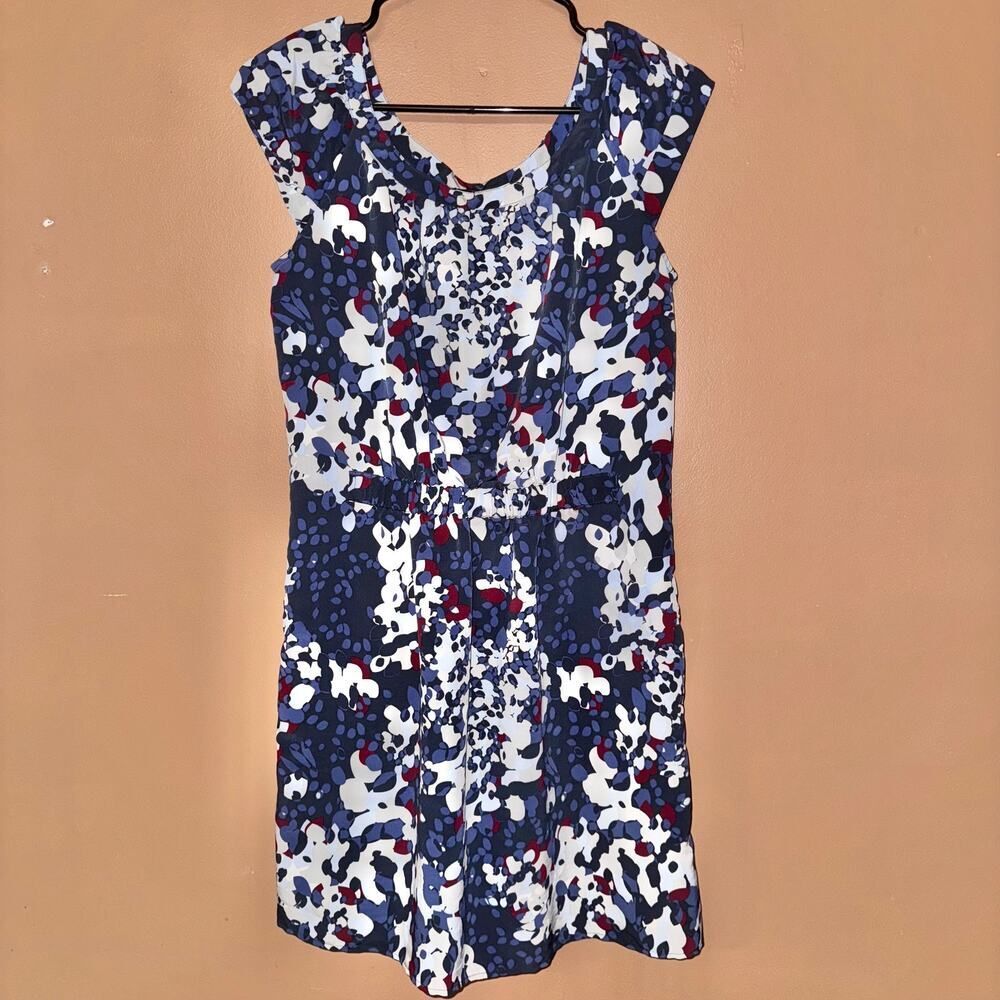 Banana Republic Blue Floral Mini Dress - Size 4